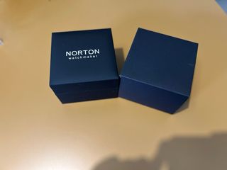 Orologio Uomo Automatico Norton Nero Blu