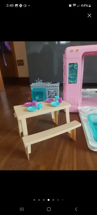 Camper di Barbie Rosa