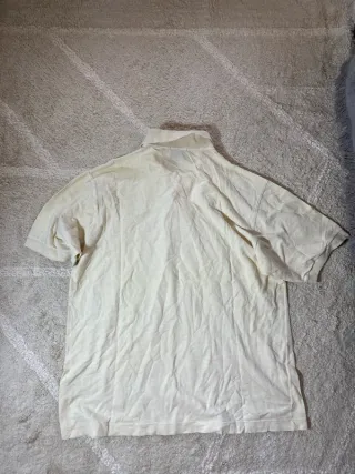 Polo Sergio Tacchini crema retro vintage