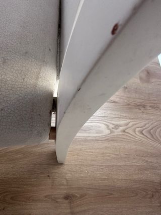 Juego de 4 sillas de comedor blancas