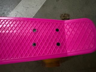 Patinete rosa estilo retro