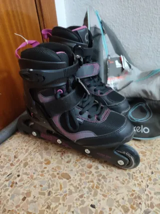 Patines Oxelo Talla 38 + Mochila
