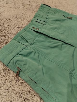 Pantaloni neve e  sci vintage Bogner verde acqua