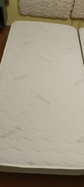 2 Camas Individuales Kibuc + Colchones