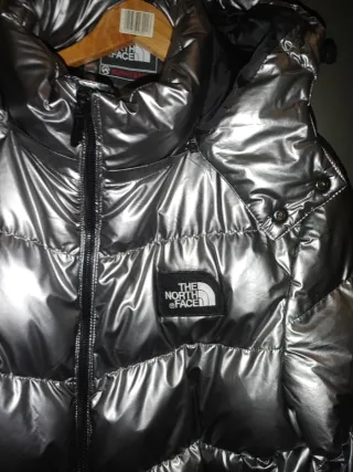 Chaqueta Plumas The North Face Negra/Plateada