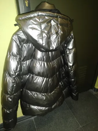 Chaqueta Plumas The North Face Negra/Plateada