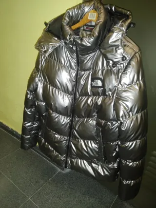 Chaqueta Plumas The North Face Negra/Plateada