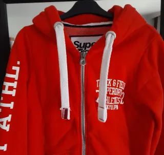 Superdry Hoodie capucha y cremallera Track&Field M
