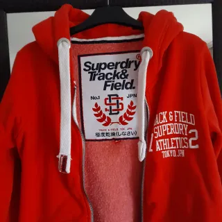 Superdry Hoodie capucha y cremallera Track&Field M