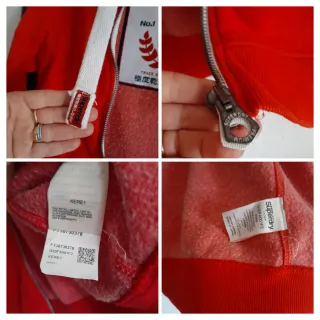 Superdry Hoodie capucha y cremallera Track&Field M