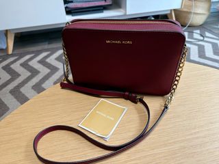 Bolso Michael Kors Rojo Dorado
