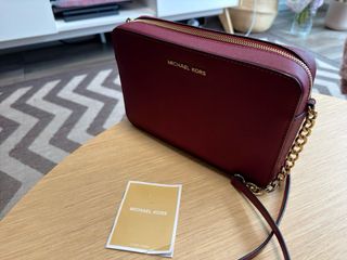 Bolso Michael Kors Rojo Dorado