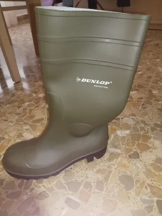 Botas de agua Dunlop Seguridad Verdes