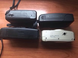 Lote 4 Fotocamere Analogiche Fujifilm, Olympus, Polar