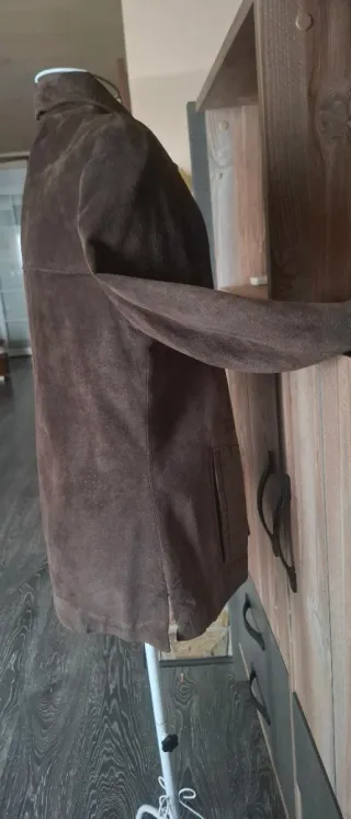 Chaqueta de piel 100% marrón