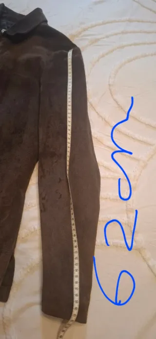 Chaqueta de piel 100% marrón