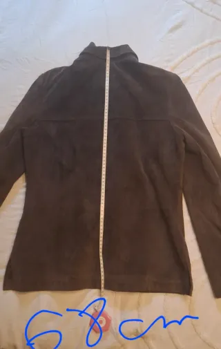 Chaqueta de piel 100% marrón