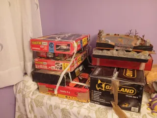 Lote Scalextric: Pistas, mandos y más