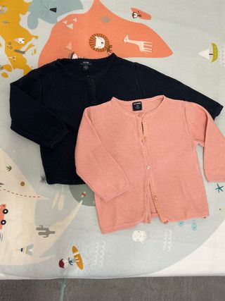 Lote 2 chaquetitas Kiabi 9 meses