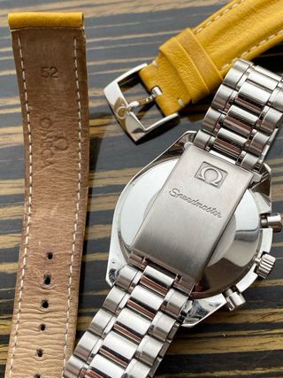 Omega Speedmaster Schumacher Automático Amarillo