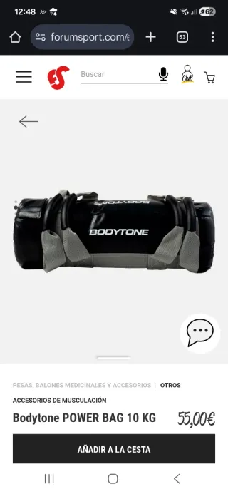 Saco Powerbag Bodytone 10kg