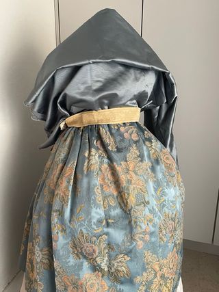 Vestido Niña Siglo XIX Tapicería + retal corpiño