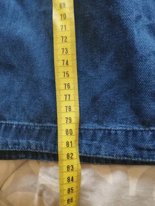 Falda vaquera larga botones