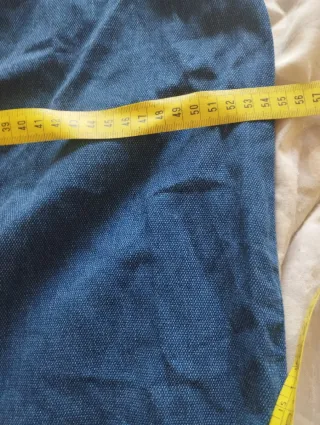 Falda vaquera larga botones