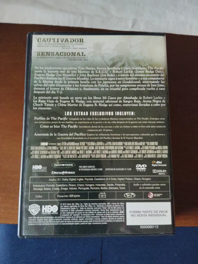 The Pacific Serie DVD Tom Hanks 6 Discos