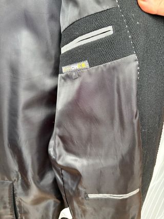 Abrigo negro hombre talla 48