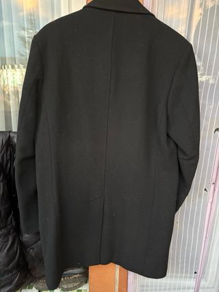Abrigo negro hombre talla 48