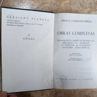 Obras completas de Nikolai Gógol