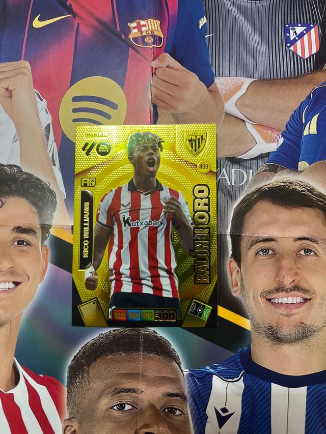 Panini Adrenalyn XL Nico Williams Balón de Oro
