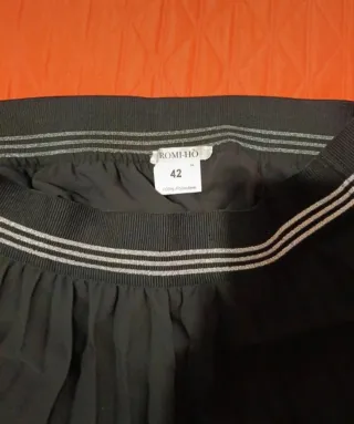 Gonna plissettata Romiho Nera Taglia 42