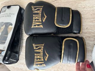 Guantes Boxeo Everlast 14 oz Negro/Dorado