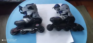 Patines extensibles Talla 36-38 + Casco