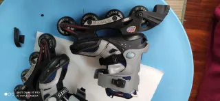 Patines extensibles Talla 36-38 + Casco