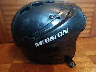 Casco de hockey Mission negro