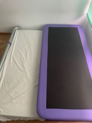 Canapé y colchón 90 cm ancho x 190 cm largo