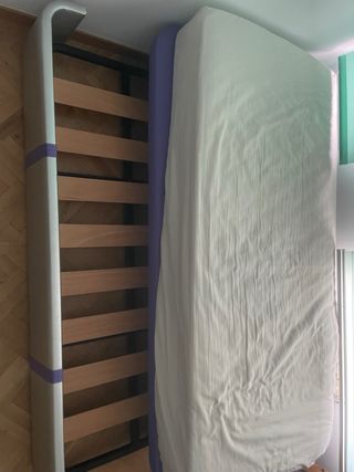 Canapé y colchón 90 cm ancho x 190 cm largo