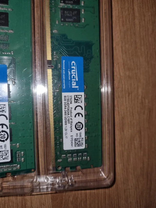 2x Crucial DDR4 8GB RAM Módulos (16GB Total)