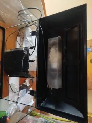 Pecera 20-30L con calentador y filtro