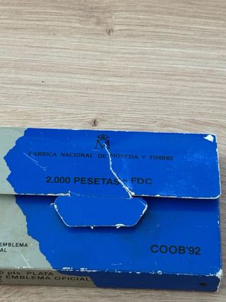 Moneda Plata Barcelona 92 - 2000 PTAS