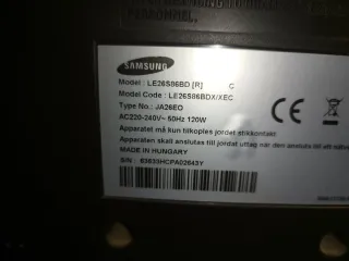 Televisor Samsung 26 Negro