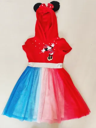 Vestido Minnie Mouse Disney 4/5 anos