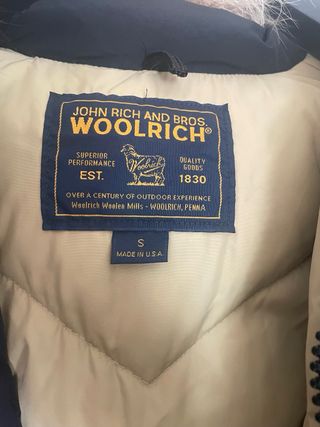 Woolrich Giacca Beige/Nera Taglia S