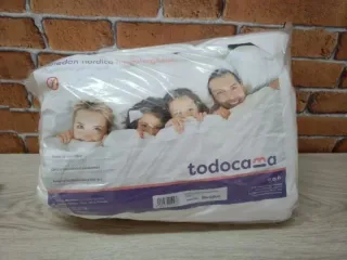 Todocama - Edredón nórdico de Fibra 80x160 cm