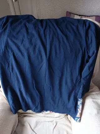 Camiseta estampada floral azul