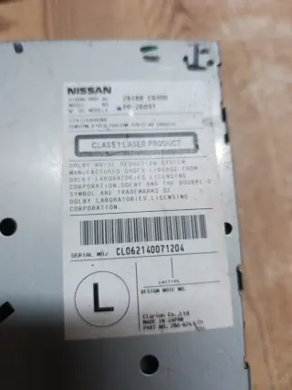 Radio CD Nissan 6CD Changer