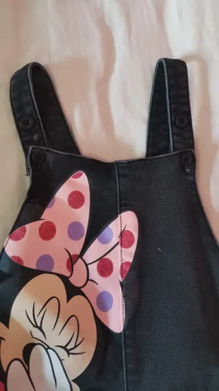 Peto vaquero Minnie Mouse. Talla 24/36 meses
